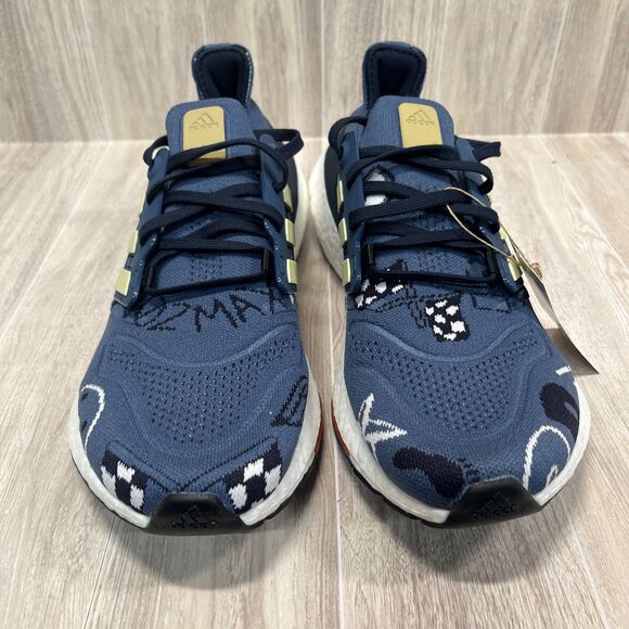 Adidas Men’s Ultraboost 22 Running Blue Green GX9166 Men’s Size 8 - Picture 3 of 11